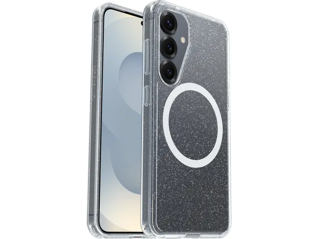 OtterBox Symmetry Clear Galaxy S25 Magnets Navajo Stardust glitter
