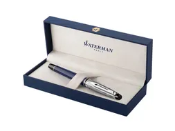 Vulpen Waterman Expert L'essence du Bleu lacquer CT Fijn Blauwe inkt
