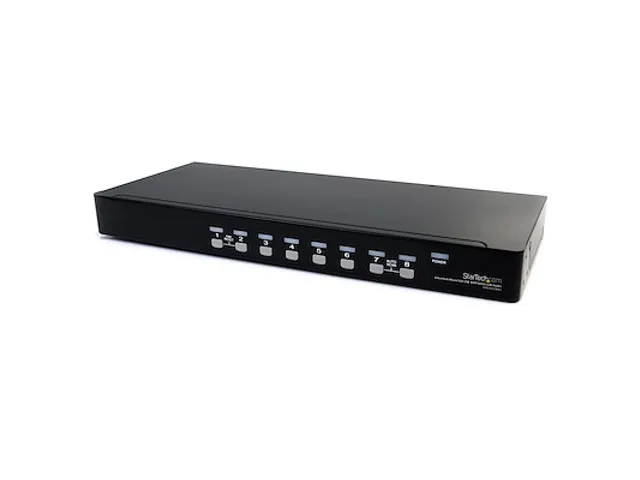8-poort Rack USB VGA KVM-switch met Audio (inclusief Audiokabels)