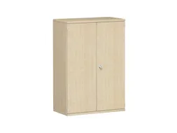 kantoorkast HxBxD 1150x800x430mm romp onyxgrijs decor front wit