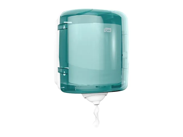 Reflex Vel-voor-Vel Centerfeed Dispenser Wit/Turquoise Kunststof M4
