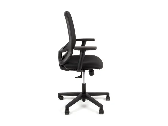 Bureaustoel EN1335 Linea Grace 01 zwart/zwart met 1D armleuning