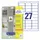 Avery Zweckform L7874 Sterk klevende etiketten A4 63,5x29,6mm 540 stuk
