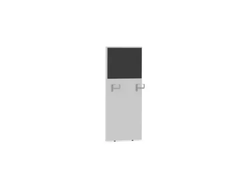 baliepaneel,v. bureau,aanbouw rechts,B 600mm,Bl-wit,BN8010-antraciet