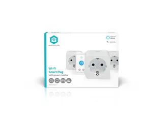Nedis SmartLife Slimme Stekker Wi-Fi IP21 Wit 3 stuks - 2