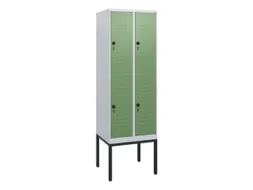 dubbeldekse locker,HxBxD 1950x600x500mm,2x2vak.,vak B 300mm