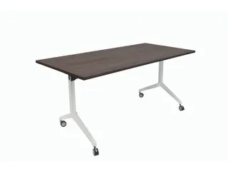 Schaffenburg Klaptafel 120x80cm Blad Logan Eik 25mm Frame Wit - 1