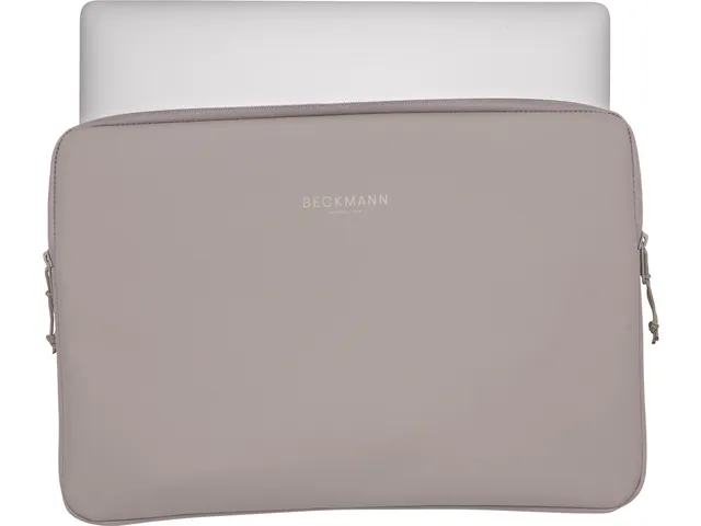 Laptophoes Beckmann Street L 26x38x2cm Warm Grey 15 inch