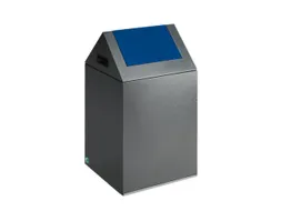 Afvalverzamelaar Zelfblussend 43 Liter 600X320X320Mm Klemring Blauw