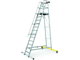 Platformladder Aluminium Bordes H X B X D 3100X 600X 630Mm 12Treden - 4