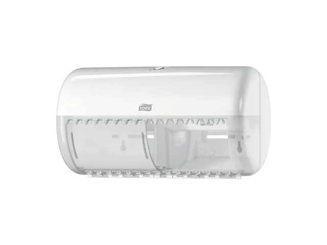 Tork 557000 T4 Toiletpapier Dispenser Elevation Twin Verticaal Wit