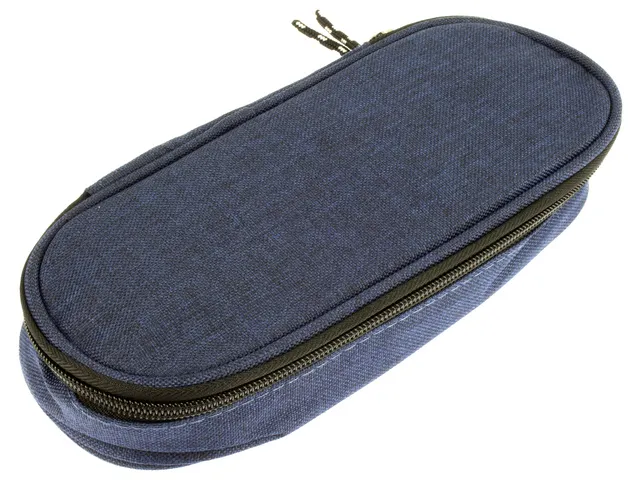 Etui Kangaro met inleg donker blauw ca 22x5x9cm