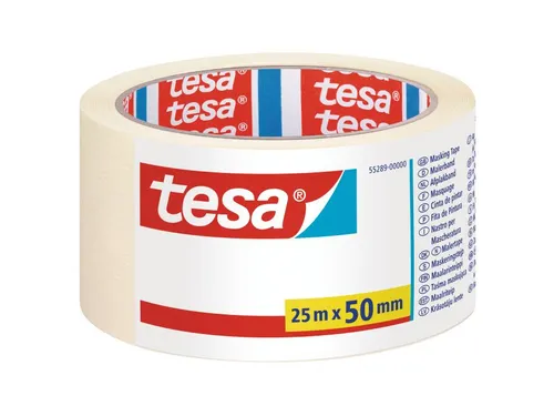 Afplaktape Tesa 55289 basic 50mmx25m