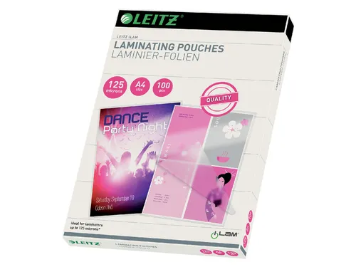 Lamineerhoes Leitz A4 2x125 Micron 100stuks