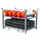 Bakenset,10Bakens M. Lampen,Voetplaten,1Opslag-/Transportpallet