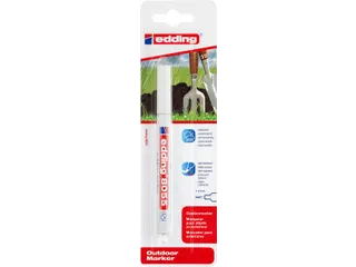 Viltstift edding 8055 outdoor 1-2mm wit blister à 1 stuk - 2