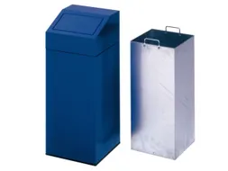Afvalverzamelaar 76 Liter 890x380x380mm Sticker Papier Blauw
