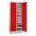 Wasgoedkast 1850x770x500 2x10 Vakken Sokkel Ral7035 Front Ral3000