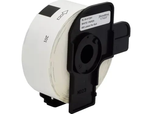 Ptouch Dk-11201 Etiket wit QL550 29x90mm 400 stuks