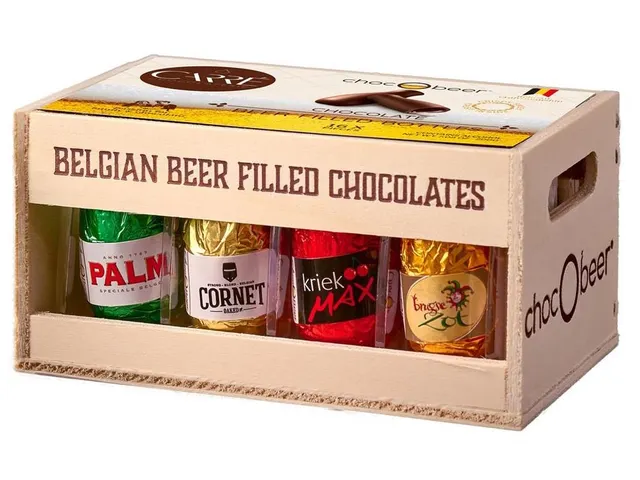 Chocobeer Houten Bierkistje 200G