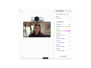 Logitech Mx Brio Uhd 4K Streaming Webcam Usb Wired Pale Grey - 4