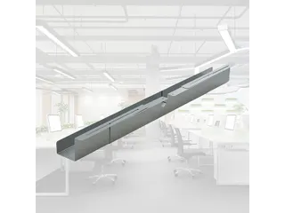 Kabelgoot BRASQ verstelbaar 75-150cm CT100 zilver - 8