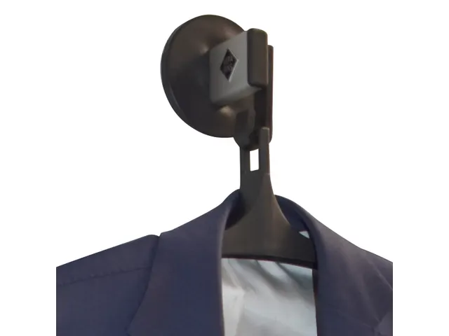 Pro-line Magnetische Wandkapstok 1 haak grijs zwart