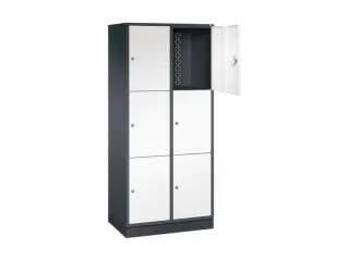 grootvolume-lockersysteem,HxBxD 1950x820x500mm,2x3vakken,cil.-slot - 1