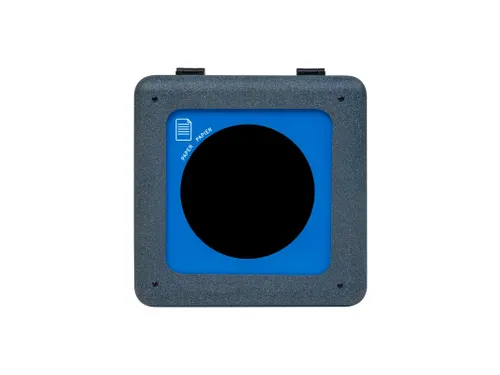 Circulaire Afvalbak BrickBin Paper 65 Liter Grijs Blauw