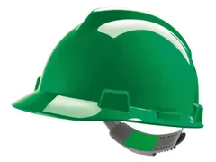MSA V-Gard veiligheidshelm met Push-Key binnenwerk Groen
