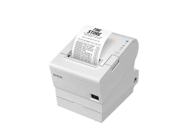 TM-T88VII (151A0): USB, Ethernet, Fixed Interface, PS, UK, White