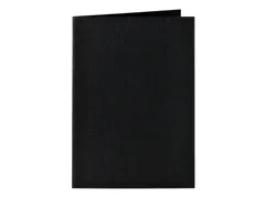 Correspondentiekaart Papicolor dubbel 105x148mm ravenzwart pak à 6 st