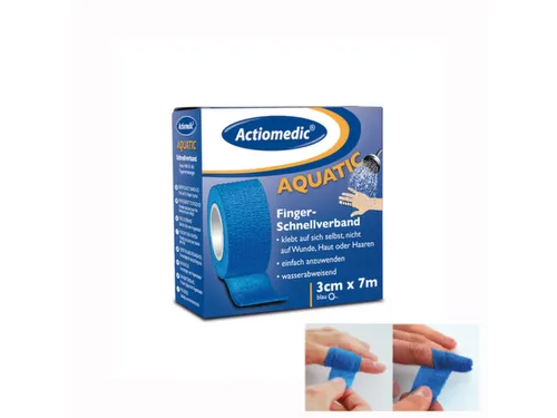Snelverband Waterafstotend Elastisch Lb 7mx30mm Blauw