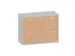 hangmappenkast 770x1000x430mm 2hangmappenframes Onyx+beuken