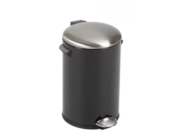 Pedaalemmer Belle Deluxe 12 Liter Zwart / Mat RVS