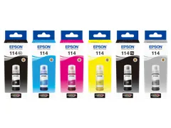 Epson 114, Original, Cyan, Epson, ET-8500 ET-8600, Rendement standard,