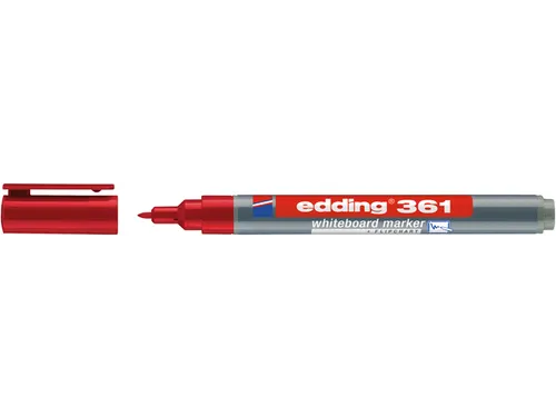 Whiteboardmarker edding 361 rond 1mm rood
