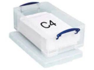 Opbergbox Really Useful 4 liter 30 vakken 395x255x88mm transparant wit - 3