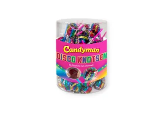 Lolly Candyman discoknotsen 100 stuks - 1