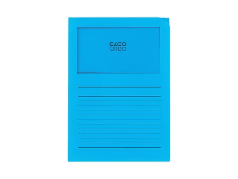 Map Elco Ordo Classico mvenst A4 120gr 220x310mm blauw 100st verp10022
