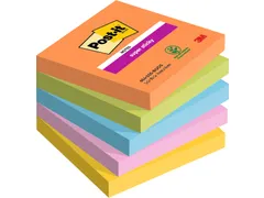 Memoblok 3M Post-it 654 Super Sticky 76x76mm BOOST 5x90vel