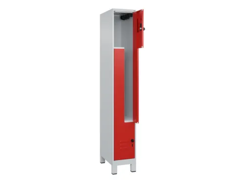 Z-garderobekast,HxBxD 1950x300x500mm,vak B 150/300mm,draaigrendel