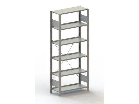 dossierstelling,grondveld,HxBxD 1850x806x336mm,vaklast 80kg