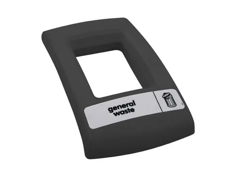 Open deksel Envirobin Grijs