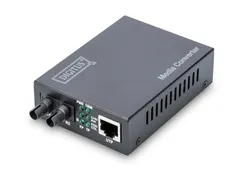 Fast Ethernet-mediaconverter, RJ45 / ST