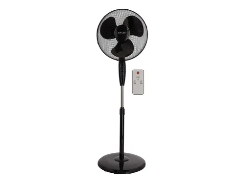 Statiefventilator BRASQ met remote Ø 40cm zwart
