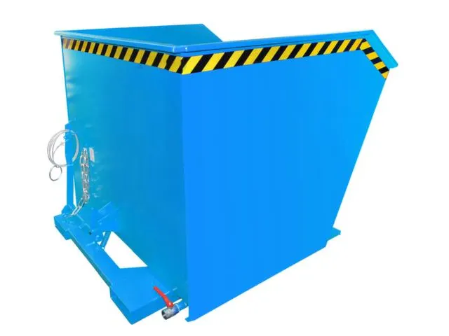 Kiepbak voor spaanders,HxLxB 1090x1640x1680mm,2m³,draagverm. 1500kg