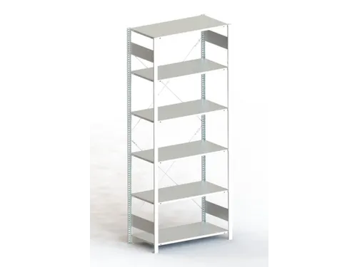 magazijnstelling,grondveld,S3 Clip 80,HxBxD 2500x1056x536mm,vakl. 80kg
