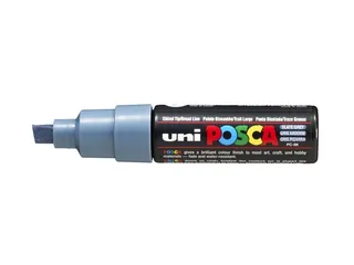 Verfstift Posca PC8K Brede punt 8mm schuin leisteengrijs - 2