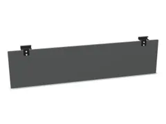 paneel voor knieën,v. in hgte. verst. bureau,B 1400mm,MS-donkergrijs